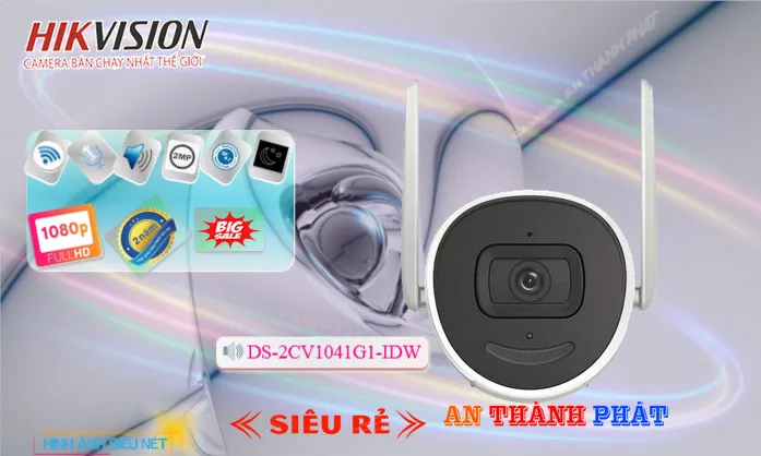 Camera IP Wifi Ngoài Trời Hikvision DS-2CV1041G1-IDW
