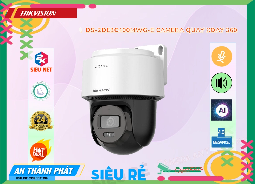 Camera DS-2DE2C400MWG-E 4.0MP,thông số DS-2DE2C400MWG-E, IP DS-2DE2C400MWG-E Giá rẻ,DS 2DE2C400MWG E,Chất Lượng