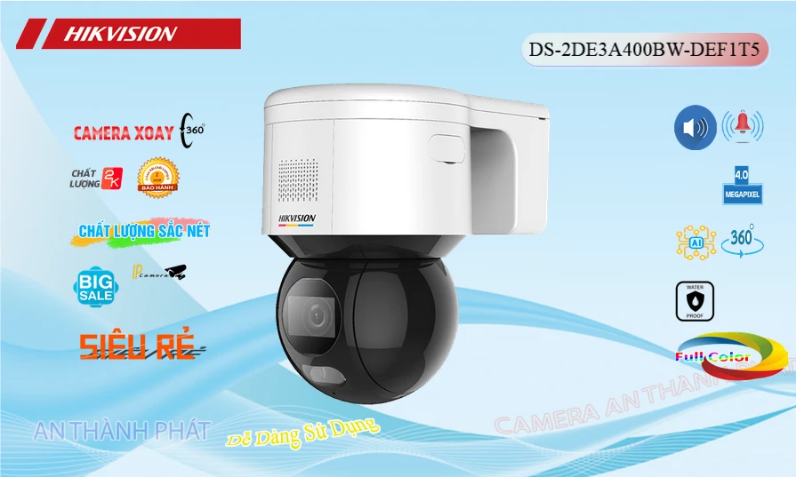 DS-2DE3A400BW-DEF1T5 Camera An Ninh Sắc Nét DS-2DE3A400BW-DEF1T5 Camera An Ninh Sắc Nét