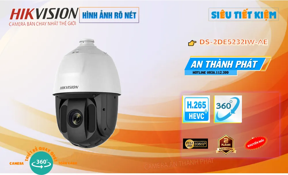 Camera Hikvision Giá rẻ DS-2DE5232IW-AE Camera Hikvision Giá rẻ DS-2DE5232IW-AE