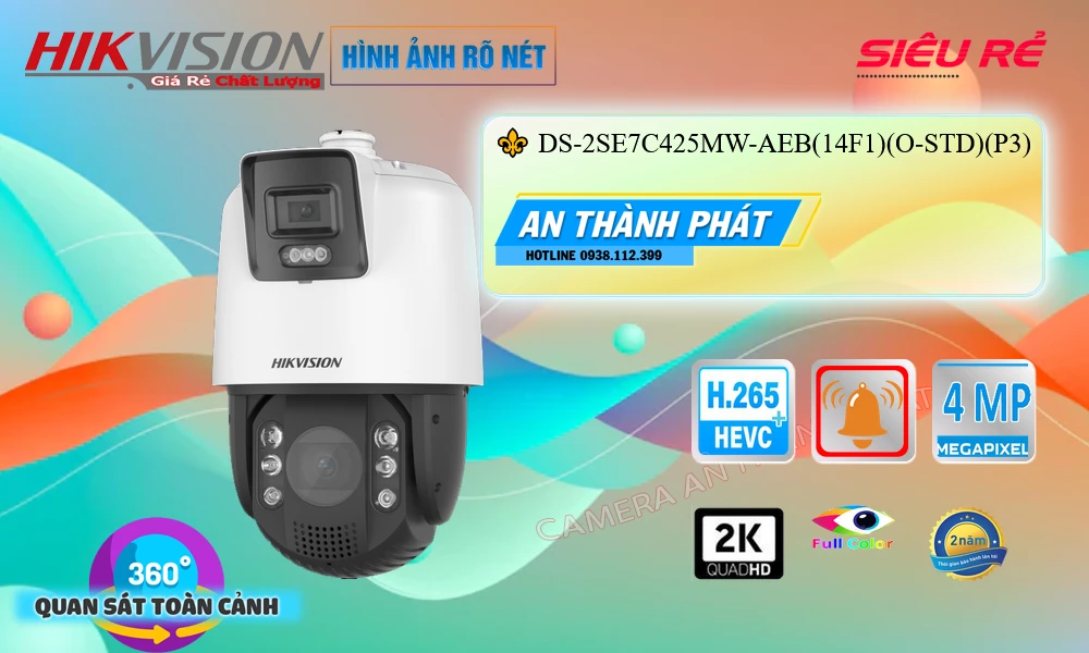 DS-2SE7C425MW-AEB(14F1)(O-STD)(P3) Camera Sắc Nét  Hikvision