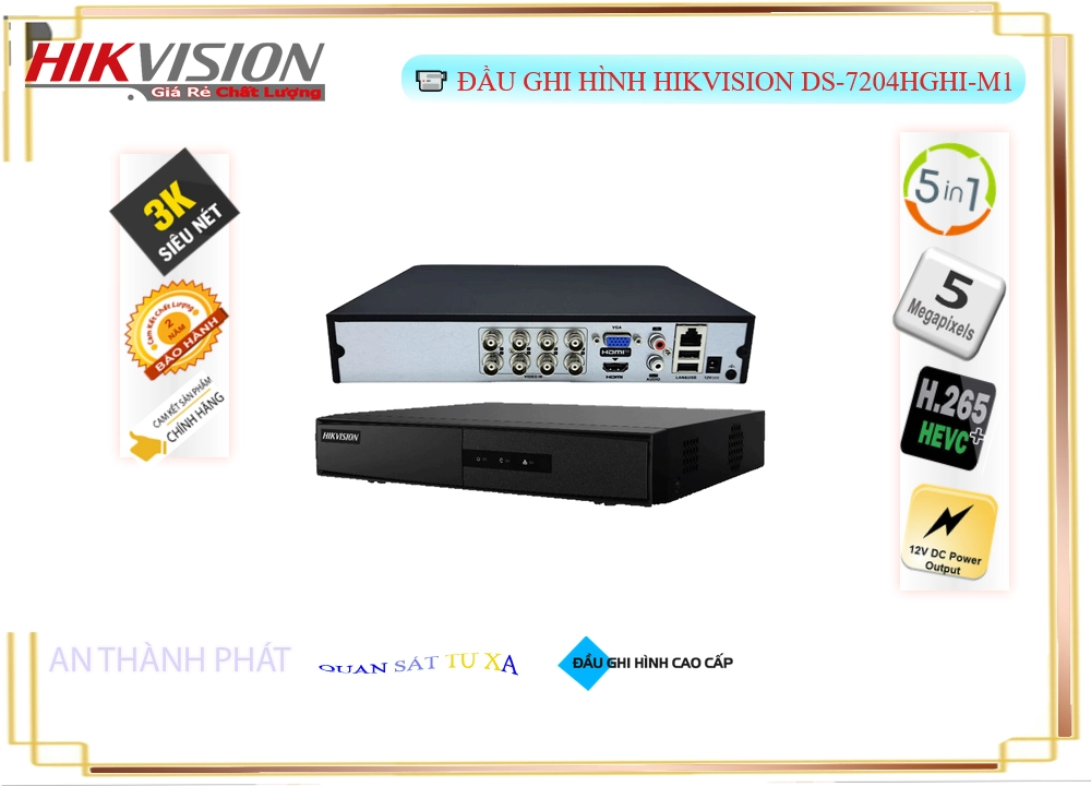 DS 7204HGHI M1,DS-7204HGHI-M1 Đầu ghi Hikvision,Chất Lượng DS-7204HGHI-M1,Giá HD DS-7204HGHI-M1,phân phối