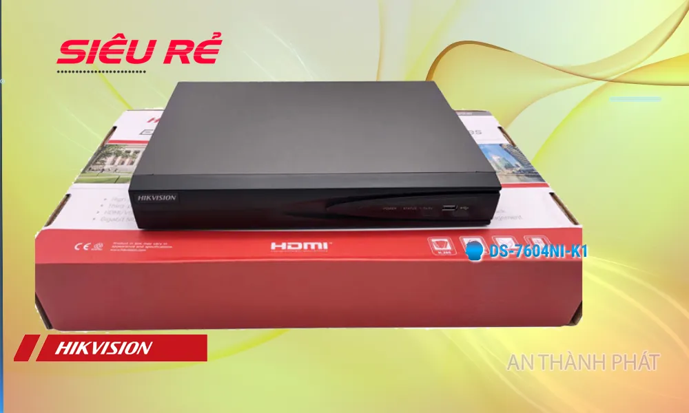 Đầu Ghi  Hikvision Chất Lượng DS-7604NI-K1
