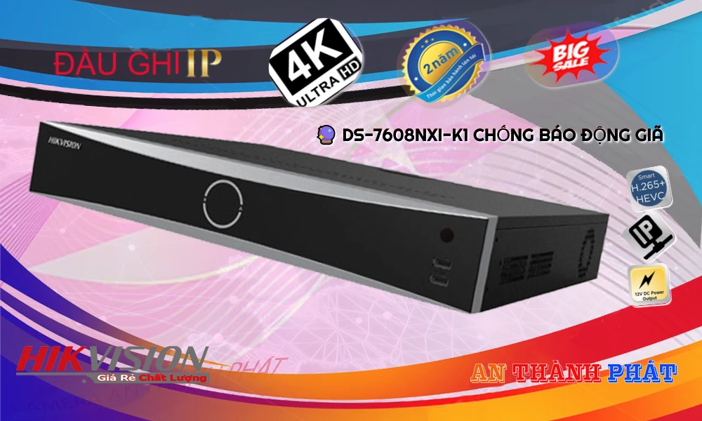Đầu Ghi DS-7608NXI-K1 8 Kênh Đầu Ghi DS-7608NXI-K1 8 Kênh