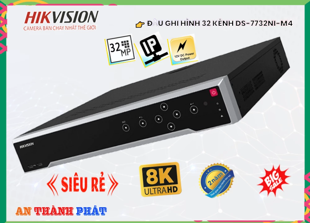 DS-7732NI-M4 Đầu Ghi Hình Giá rẻ DS-7732NI-M4 Đầu Ghi Hình Giá rẻ
