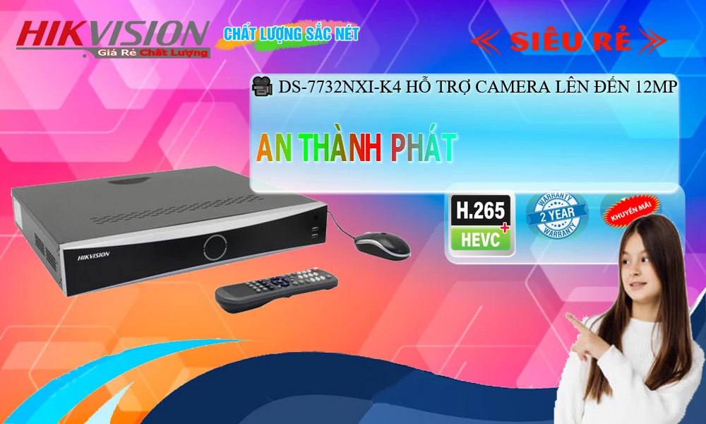 DS-7732NXI-K4 Đầu Ghi Hình Chức Năng Cao Cấp
