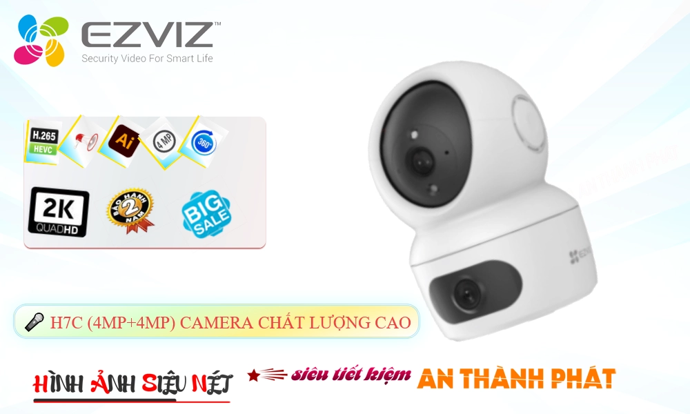 H7C (4MP+4MP) Camera Wifi Ezviz