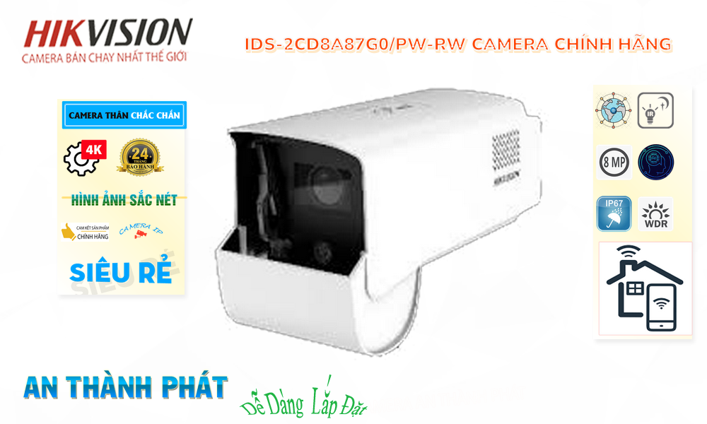 IDS-2CD8A87G0/PW-RW Camera Giám Sát IDS-2CD8A87G0/PW-RW Camera Giám Sát