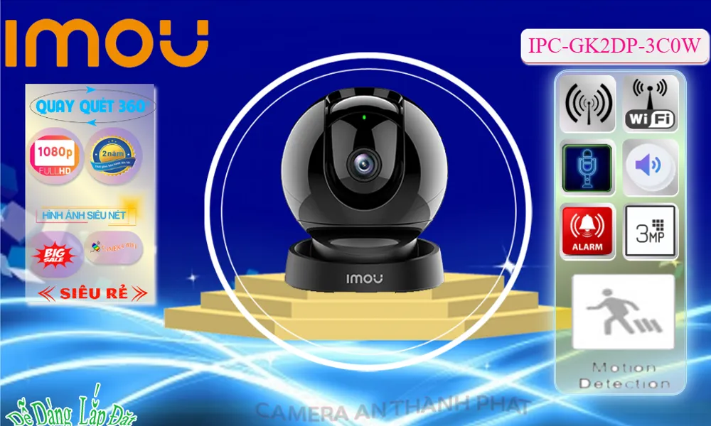 điểm nổi bật camera Imou IPC-GK2DP-3C0W