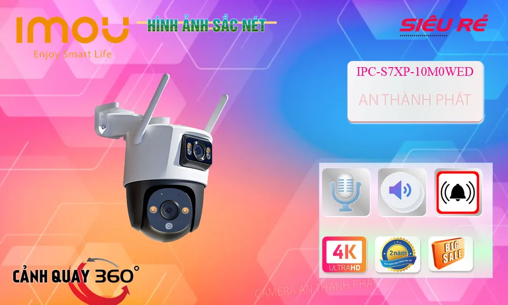 IPC-S7XP-10M0WED Camera An Ninh Wifi Imou