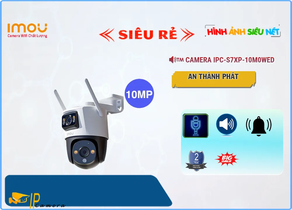 IPC-S7XP-10M0WED Camera An Ninh Wifi Imou