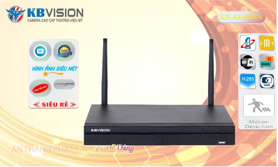 Đầu Thu KX-A8108WN KBvision Đầu Thu KX-A8108WN KBvision