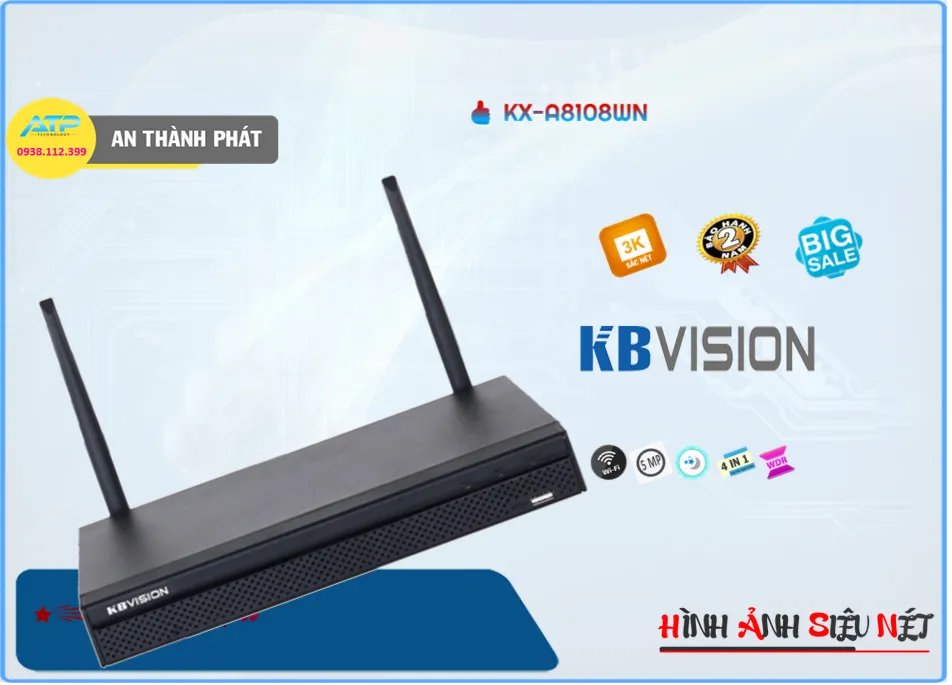 Đầu Thu KX-A8108WN KBvision Đầu Thu KX-A8108WN KBvision