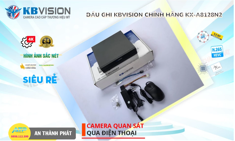 Đầu Ghi KX-A8128N2 Sắc Nét Đầu Ghi KX-A8128N2 Sắc Nét