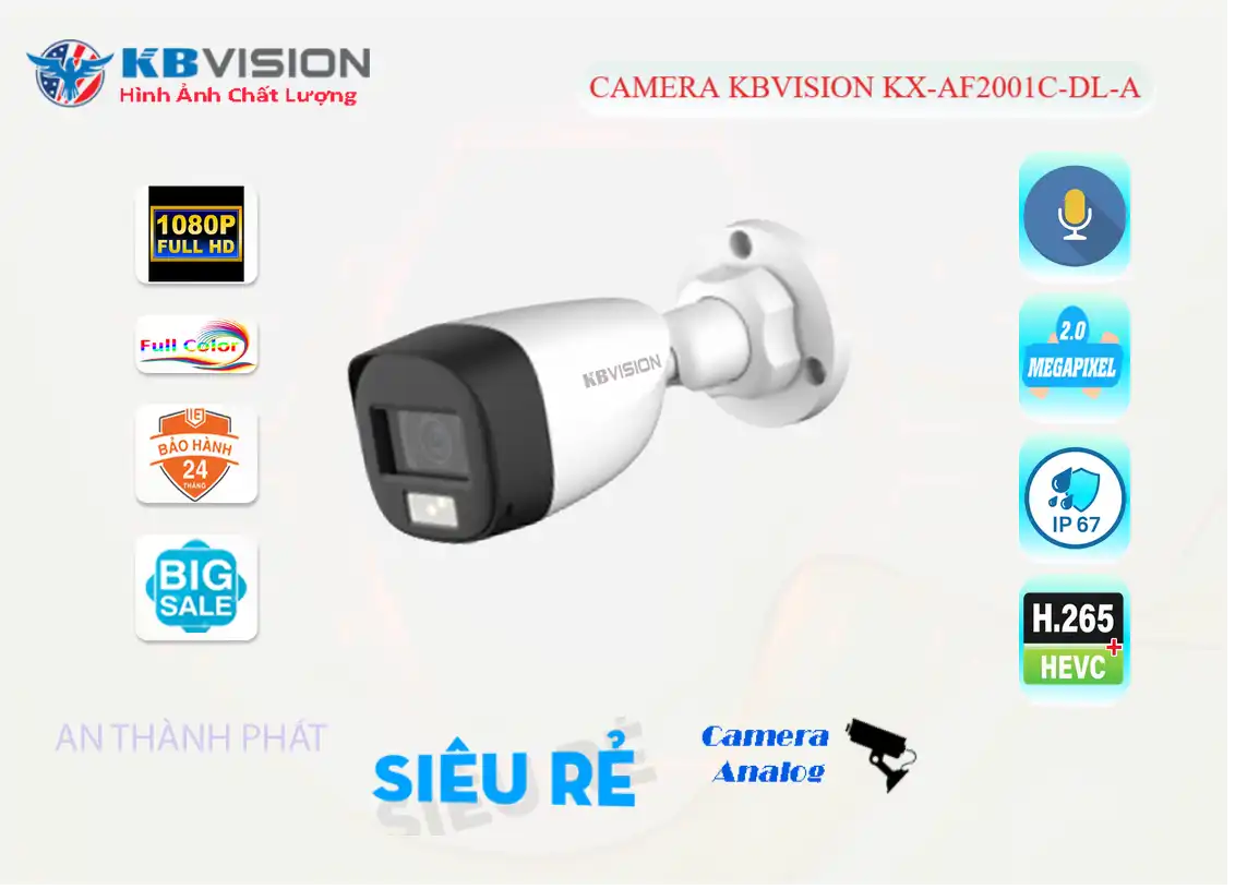 KBvision KX-AF2001C-DL-A Sắc Nét KBvision KX-AF2001C-DL-A Sắc Nét