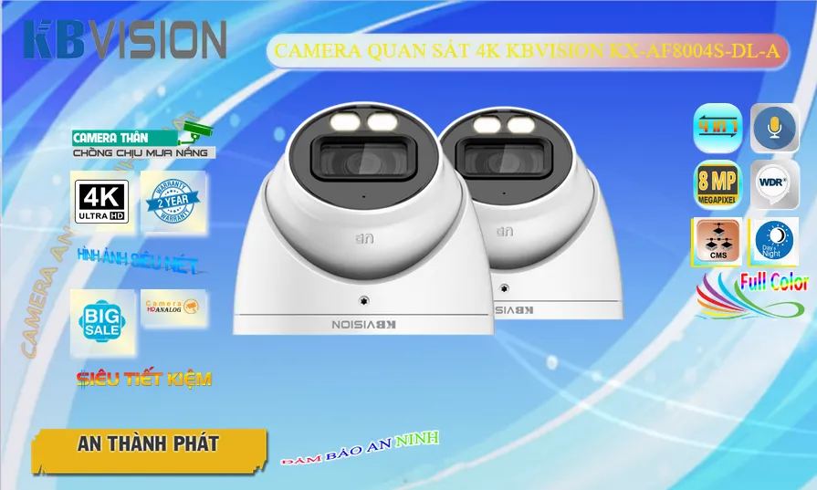 Camera Siêu Nét KX-AF8004S-DL-A Lắp Trong Nhà