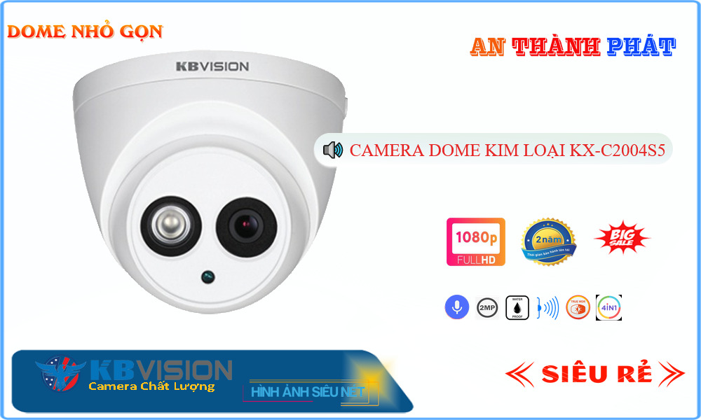 Camera Giá Rẻ KBvision KX-C2004S5 Giá rẻ ✅