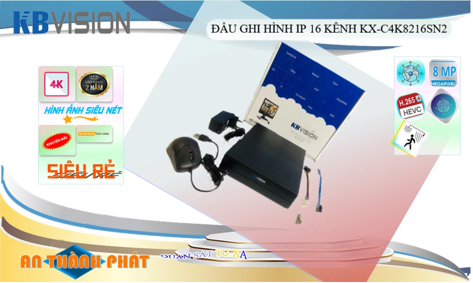 KX-C4K8216SN2Thiết Bị Ghi Hình Hình Ảnh Đẹp  KBvision