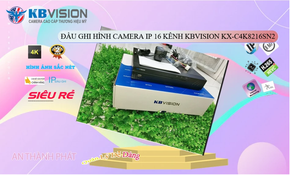 KX-C4K8216SN2Thiết Bị Ghi Hình Hình Ảnh Đẹp  KBvision