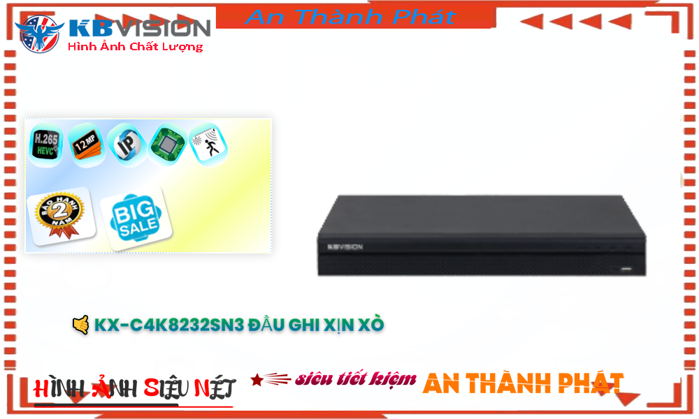 KX-C4K8232SN3 KBvision Giá rẻ,Giá KX-C4K8232SN3,KX-C4K8232SN3 Giá Khuyến Mãi,bán KX-C4K8232SN3 Đầu ghi Camera KBvision