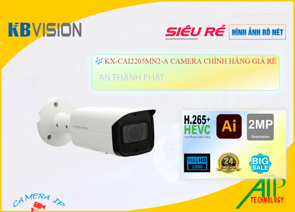 KX-CAi2205MN2-A Camera Chất Lượng KBvision KX-CAi2205MN2-A Camera Chất Lượng KBvision