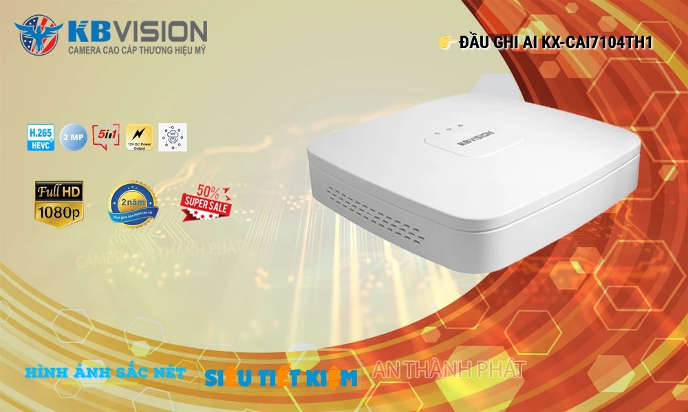 Camera  KBvision Thiết kế Đẹp KX-CAi7104TH1