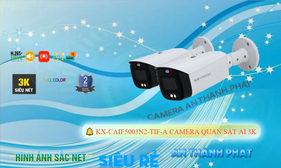 KX-CAiF5003N2-TiF-A Camera Ngoài Trời 3K