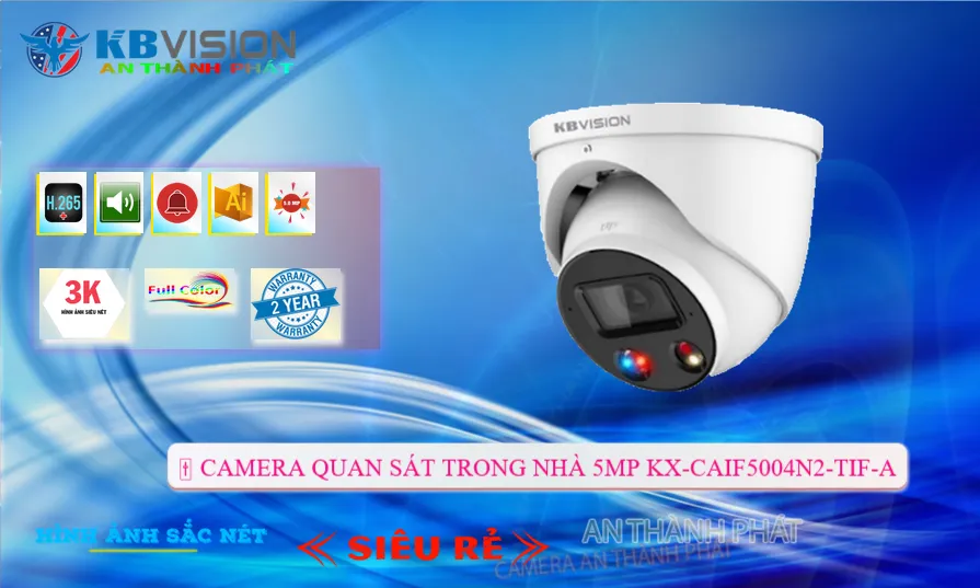 KX-CAiF5004N2-TiF-A Camera Trong Nhà 5MP