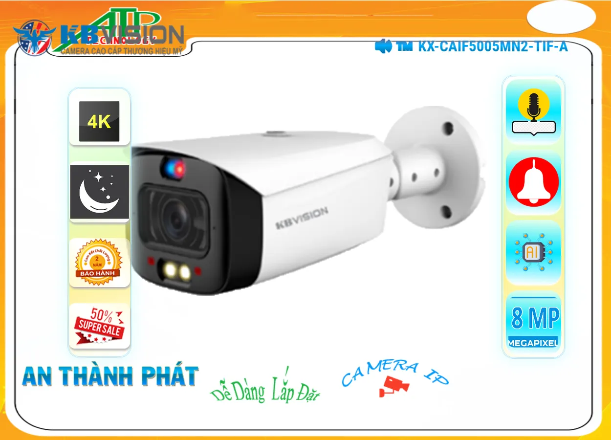 Camera KX-CAiF5005MN2-TiF-A công nghệ AI Camera KX-CAiF5005MN2-TiF-A công nghệ AI