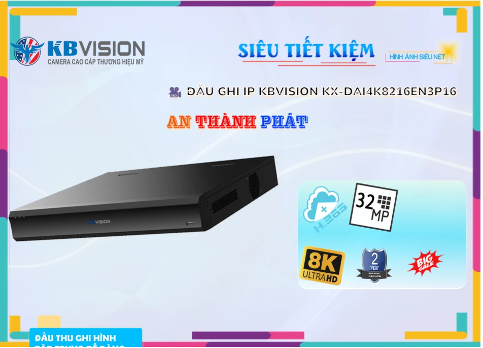 Đầu Thu KTS KBvision KX-DAi4K8216EN3P16 Hình Ảnh Đẹp Đầu Thu KTS KBvision KX-DAi4K8216EN3P16 Hình Ảnh Đẹp