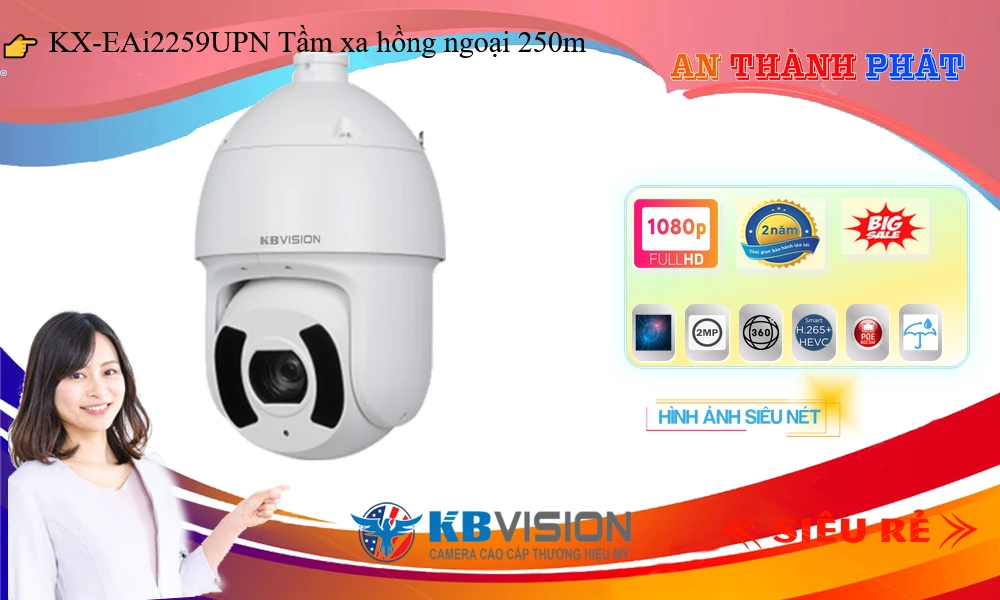 Camera An Ninh KBvision KX-EAi2259UPN Chức Năng Cao Cấp Camera An Ninh KBvision KX-EAi2259UPN Chức Năng Cao Cấp