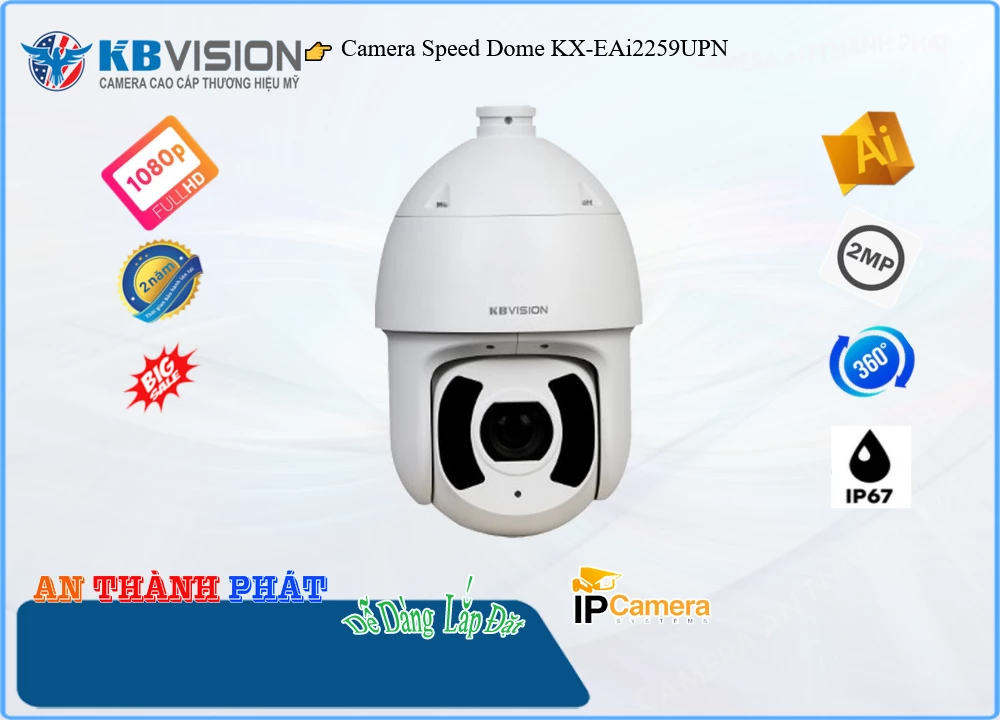 Camera An Ninh KBvision KX-EAi2259UPN Chức Năng Cao Cấp Camera An Ninh KBvision KX-EAi2259UPN Chức Năng Cao Cấp