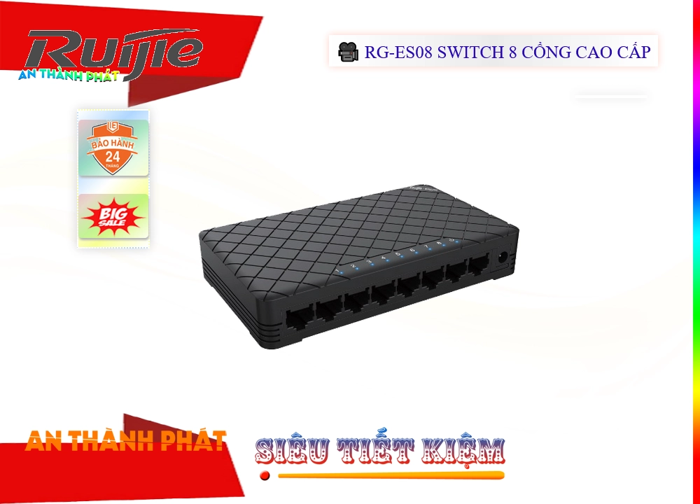 Bộ chia mạng RG-ES08 Hãng Ruijie Bộ chia mạng RG-ES08 Hãng Ruijie