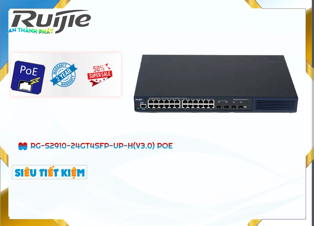 Bộ chia tín hiệu Switch RG-S2910-24GT4SFP-UP-H(V3.0) Hãng Ruijie,thông số RG-S2910-24GT4SFP-UP-H(V3.0),RG S2910 24GT4SFP UP H(V3.0),chức năng RG-S2910-24GT4SFP-UP-H(V3.0),RG-S2910-24GT4SFP-UP-H(V3.0) Công Nghệ Mới,RG-S2910-24GT4SFP-UP-H(V3.0) mới,Bán giá rẻ RG-S2910-24GT4SFP-UP-H(V3.0),Giá RG-S2910-24GT4SFP-UP-H(V3.0),phân phối RG-S2910-24GT4SFP-UP-H(V3.0),RG-S2910-24GT4SFP-UP-H(V3.0) Bán Giá Rẻ,RG-S2910-24GT4SFP-UP-H(V3.0) Giá rẻ,RG-S2910-24GT4SFP-UP-H(V3.0) Giá Thấp Nhất,Giá Bán RG-S2910-24GT4SFP-UP-H(V3.0),Nơi bán RG-S2910-24GT4SFP-UP-H(V3.0)