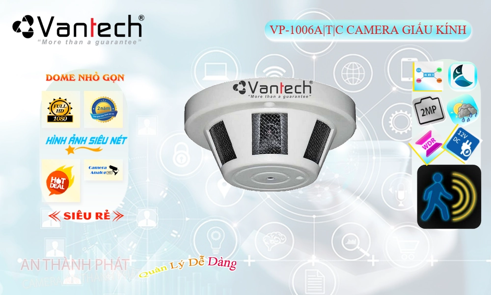 Camera VP-1006A|T|C Công Nghệ Analog Camera VP-1006A|T|C Công Nghệ Analog