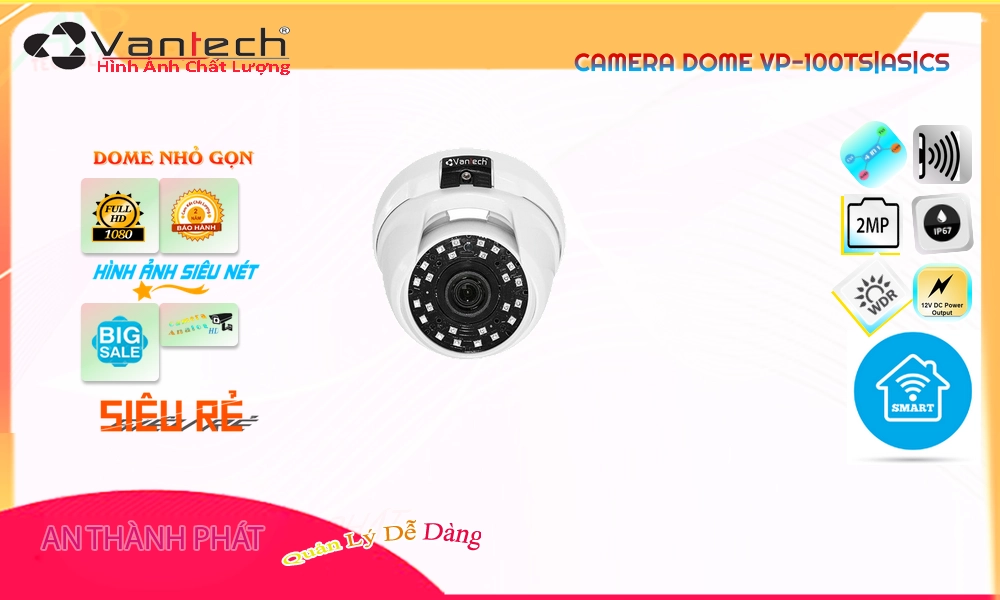 Camera VP-100TS|AS|CS Hồng Ngoại Camera VP-100TS|AS|CS Hồng Ngoại