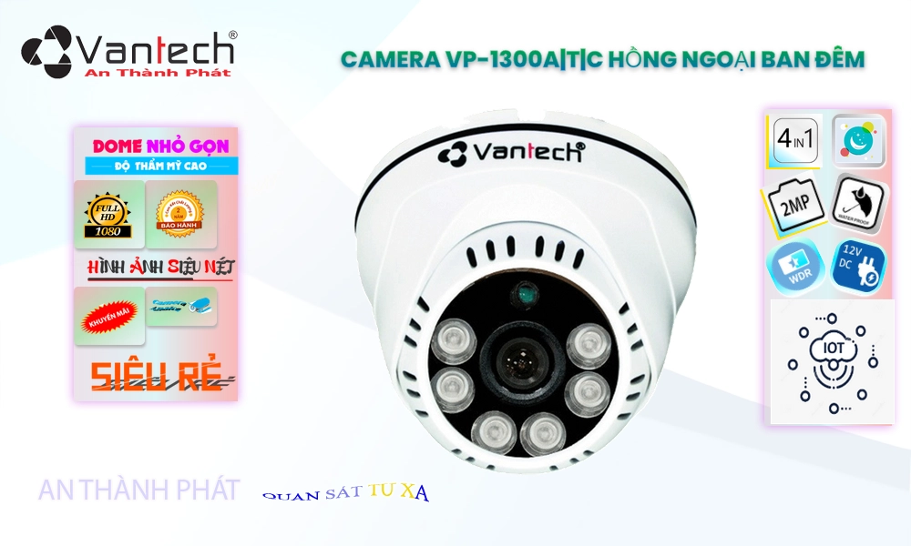 VP-1300A|T|C Camera VanTech Công Nghệ Mới