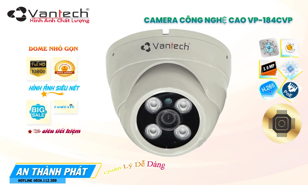 VP-184CVP VanTech Thiết kế Đẹp