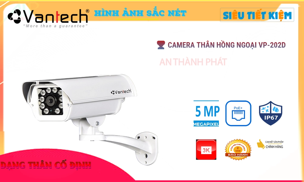 Camera VanTech VP-202D Tiết Kiệm Camera VanTech VP-202D Tiết Kiệm