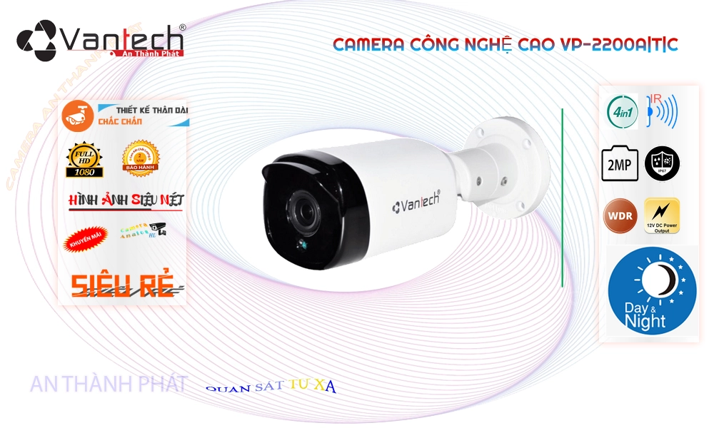 Camera VP-2200A|T|C Hình Ảnh 2.0MP