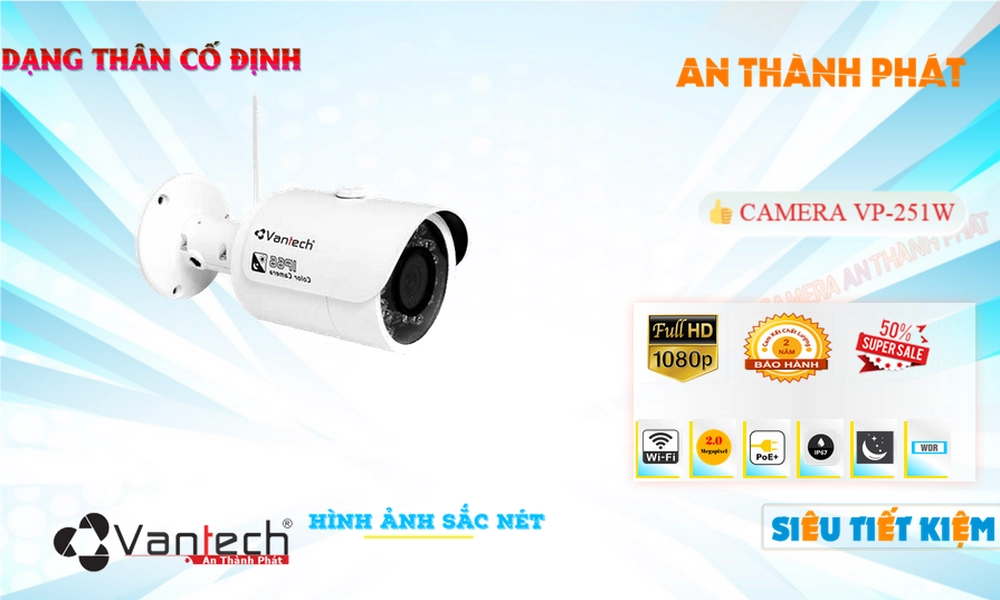 Camera VP-251W Công Nghệ POE Camera VP-251W Công Nghệ POE