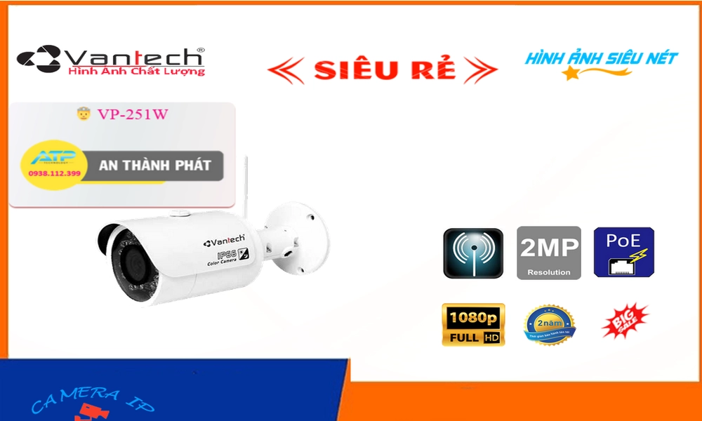 Camera VP-251W Công Nghệ POE Camera VP-251W Công Nghệ POE