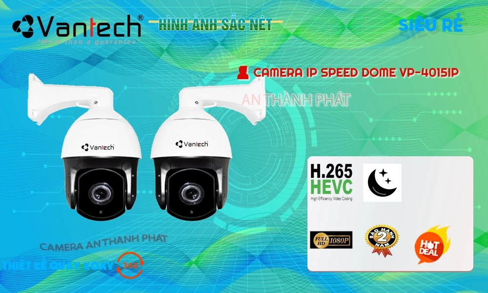 Camera VanTech VP-4015IP Mẫu Đẹp ✪