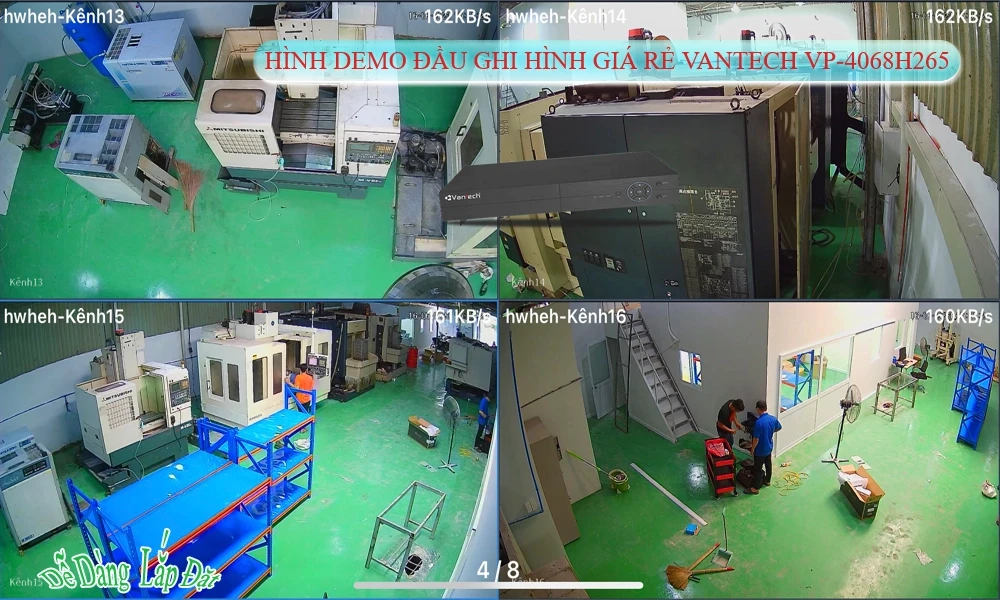 VP-4068H265 Đầu Ghi Hình VP-4068H265 Đầu Ghi Hình