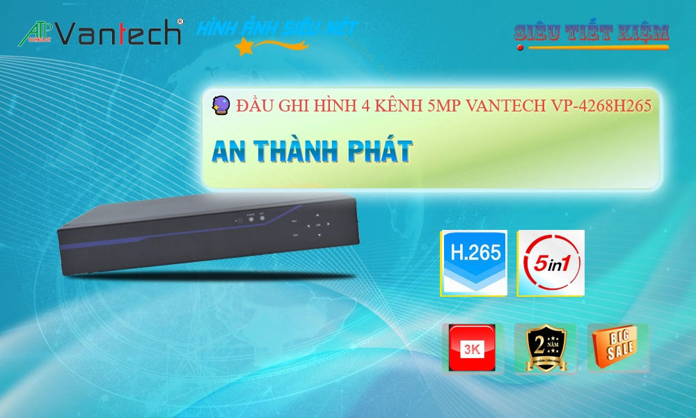 Đầu Ghi VP-4268H265