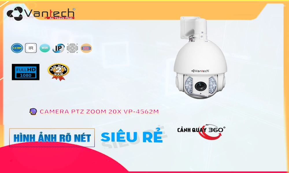 Camera ❂ VP-4562M Quay xoay 360 Độ Camera ❂ VP-4562M Quay xoay 360 Độ