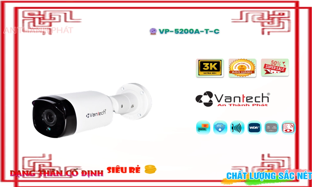 Camera VP-5200A|T|C Giá Rẻ Chất Lượng Cao