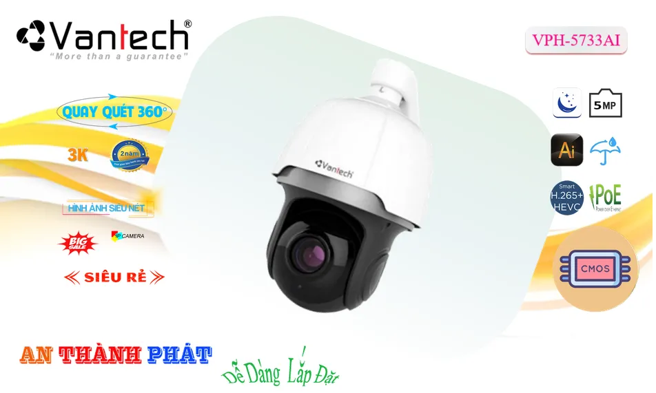 Camera An Ninh  VanTech VPH-5733AI Chất Lượng