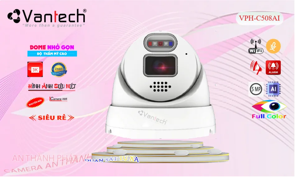 Camera An Ninh VanTech VPH-C508AI Chất Lượng Camera An Ninh VanTech VPH-C508AI Chất Lượng