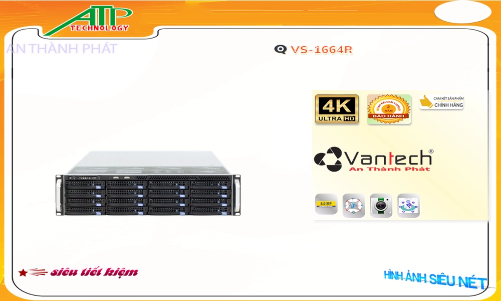 Đầu Thu VS-1664R Vantech Đầu Thu VS-1664R Vantech